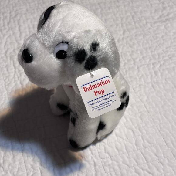 VTG 1980s Disney Plush Lot (5) Pinocchio Dumbo Bambi Lady 101 Dalmatians NWT - Picture 6 of 10